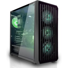 SYSTEMTREFF Basic Gaming PC AMD Ryzen 5 5600G 6x4.4GHz | AMD RX Vega 7 4K HDMI DX12 | 512GB M.2 NVMe | 16GB DDR4 RAM | WLAN Desktop Computer Rechner für Gamer, Zocker, Windows 11 Pro