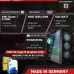 SYSTEMTREFF Basic Gaming PC AMD Ryzen 5 5600G 6x4.4GHz | AMD RX Vega 7 4K HDMI DX12 | 512GB M.2 NVMe | 16GB DDR4 RAM | WLAN Desktop Computer Rechner für Gamer, Zocker, Windows 11 Pro