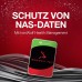 Seagate IronWolf 6 TB interne Festplatte NAS HDD, 3.5 Zoll, 5400 U/Min, 256 MB Cache, SATA 6 Gb/s, silber, inkl. 3 Jahre Rescue Service, Modellnr.: ST6000VNZ06