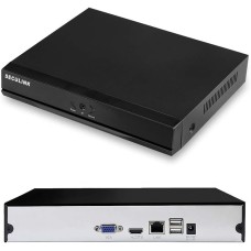 Seculink 10-Kanal 4K NVR (1080p / 3MP / 4MP / 5MP / 8MP) Ultra HD Netzwerk-Videorecorder Cloud P2P-Fernbedienung (10-CH)