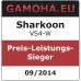 Sharkoon VS4-V PC-Gehäuse (2x USB 3.0, ATX) schwarz