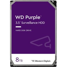 WD Purple interne Festplatte 8 TB (3,5 Zoll, Festplatte für Überwachungskamera, AllFrame-Technologie, 215 MB/s Lesen, 180 TB/Jahr Workloads, 256 MB Cache, SATA 6 Gbit/s, für Dauerbetrieb) Violett