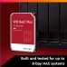 WD Red Plus interne Festplatte NAS 8 TB (3,5 Zoll, Workload-Rate 180 TB/Jahr, 5.640 U/min, 256 MB Cache, 215 MB/s Übertragungsrate, NASware-Firmware für Kompatibilität, 8 Bays) Rot