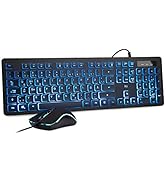 Mafiti-Keyboard-and-Mouse-Set-Wired-LED-Backlight-QWERTZ-Ger