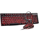 Mafiti-Keyboard-and-Mouse-Set-Wired-LED-Backlight-QWERTZ-Ger