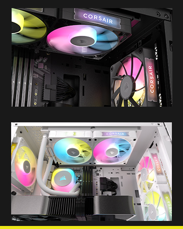 Corsair-H150-RGB-Flussig-CPU-Kuhler-360mm-AIO-SP120-RGB-Elit