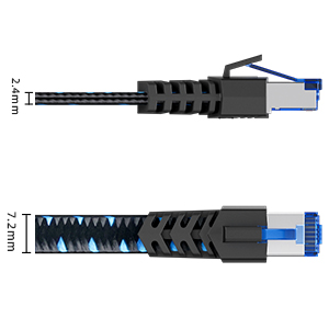 Ercielook-Lan-Kabel-2m-Hochgeschwindigkeits-Cat8-Netzwerkkab