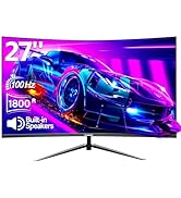 Gawfolk-Curved-Monitor-27-Zoll-100Hz-PC-Bildschirm-mit-Lauts