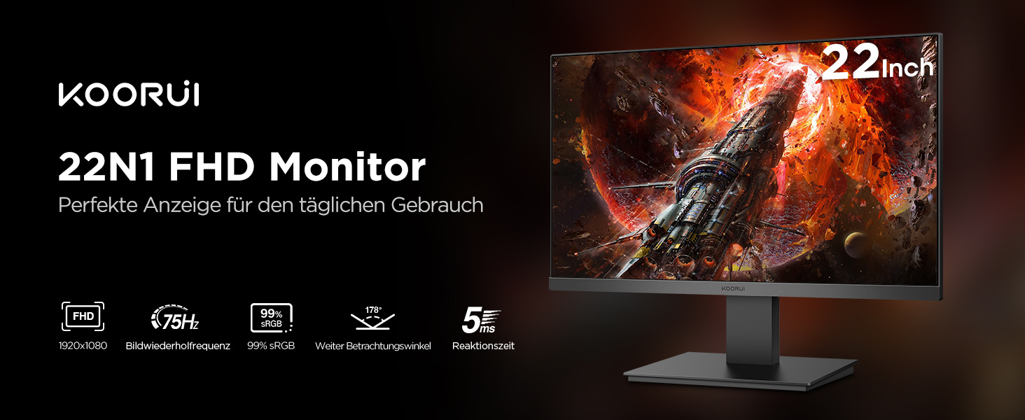 KOORUI-22-Zoll-Business-Computer-Monitor-Desktop-Gaming-Moni