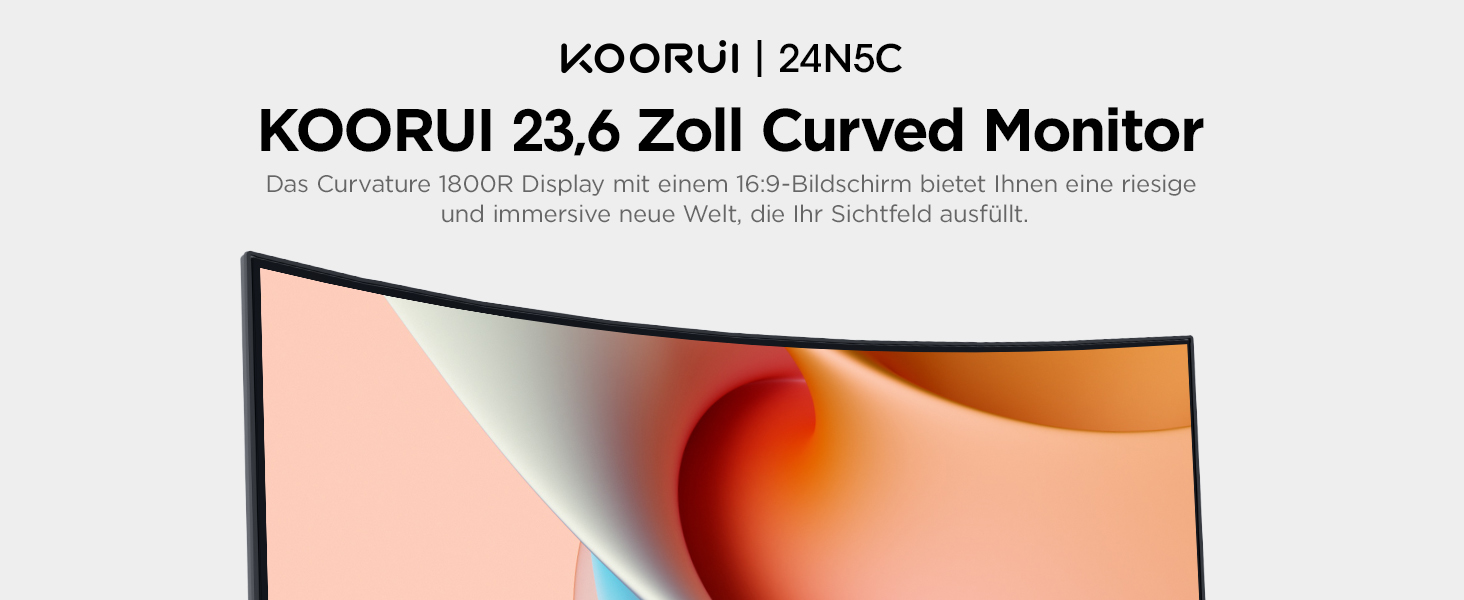 KOORUI-Curved-Monitor-236-Zoll-FHD-Curved-Computer-Monitor-V