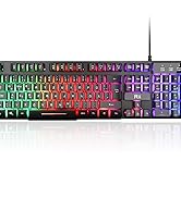 Rii-Gaming-Tastatur-PC-RGB-Tastatur-kabelgebunden-Regenbogen