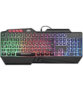 Rii-Gaming-Tastatur-PC-RGB-Tastatur-kabelgebunden-Regenbogen