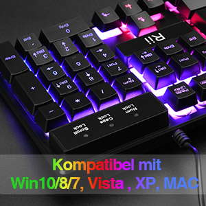 Rii-Gaming-Tastatur-PC-RGB-Tastatur-kabelgebunden-Regenbogen