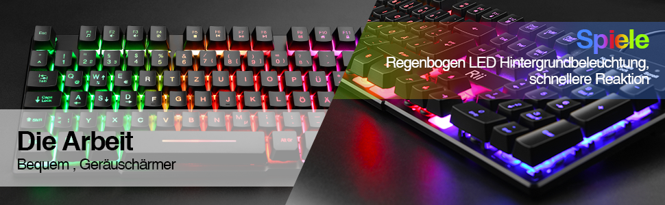 Rii-Gaming-Tastatur-PC-RGB-Tastatur-kabelgebunden-Regenbogen