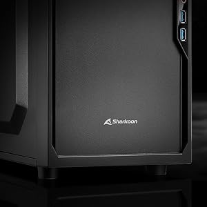 Sharkoon-VS4-V-PC-Gehause-2x-USB-30-ATX-schwarz-B00N0W2R9W