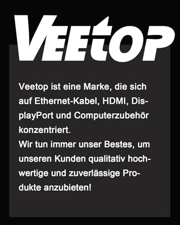 Veetop-10m-Lan-Kabel-Netzwerkkabel-Cat-7-Ethernet-Kabel-mit-